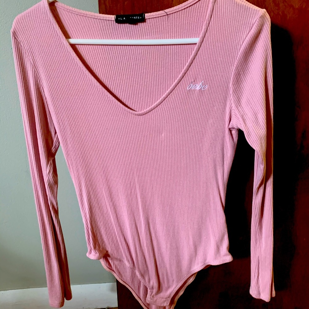 “Babe” long sleeve body suit